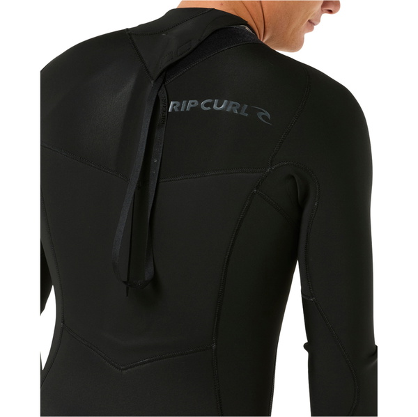 2026 Rip Curl Da Uomo Dawn Patrol 4/3mm Back Zip Muta 16TMFS - Black